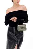 Okhtein Mini Feryel With Lock - Silver Gel - Designer Mini Handbag - Handbags 4