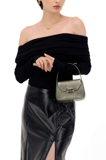 Okhtein Mini Feryel With Lock - Silver Gel - Designer Mini Handbag - Handbags 4