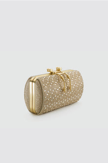 Okhtein Soiree Clutch - Crystal Gold - Designer Clutch - Clutch Bags 5