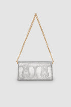 Okhtein Embossed Pochette - Scratched Metallic Embossed - Designer Shoulder Bag - Handbags 6