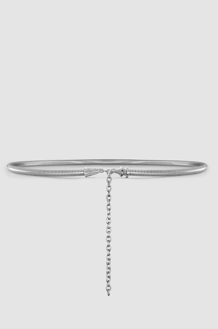 Okhtein Bangle Belt - Silver - Designer Belt - Belts 1