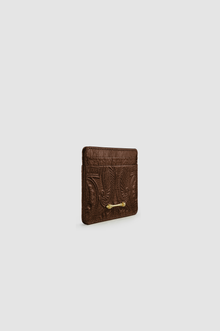 Okhtein Embossed Cardholder - Brown Gel - Designer Cardholder - Card Cases 2