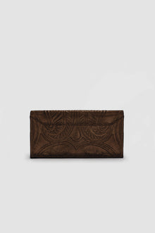 Okhtein Embossed Envelope Wallet - Brown Gel - Designer Wallet - Wallets 4