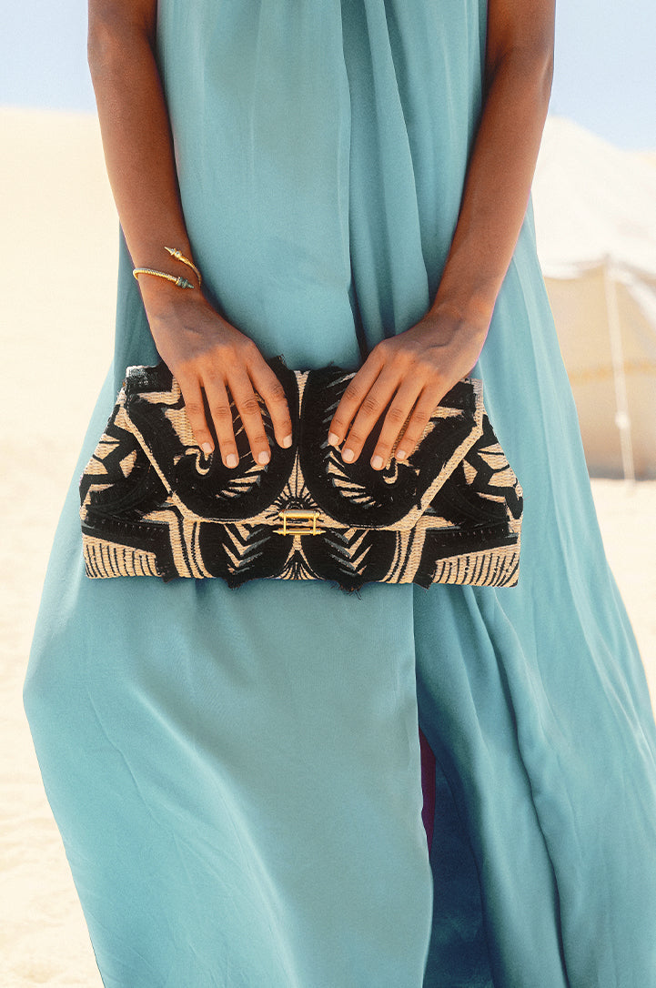 Fatima Embroidered Clutch