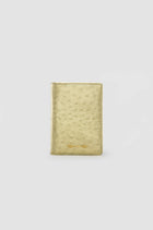 Okhtein Travel Set - Gold Ostrich - Designer Travel Set - Travel Pouches 4