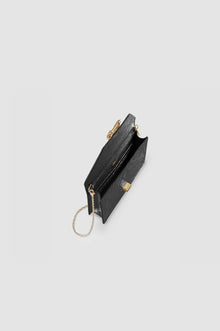 Embossed Pochette with Lock