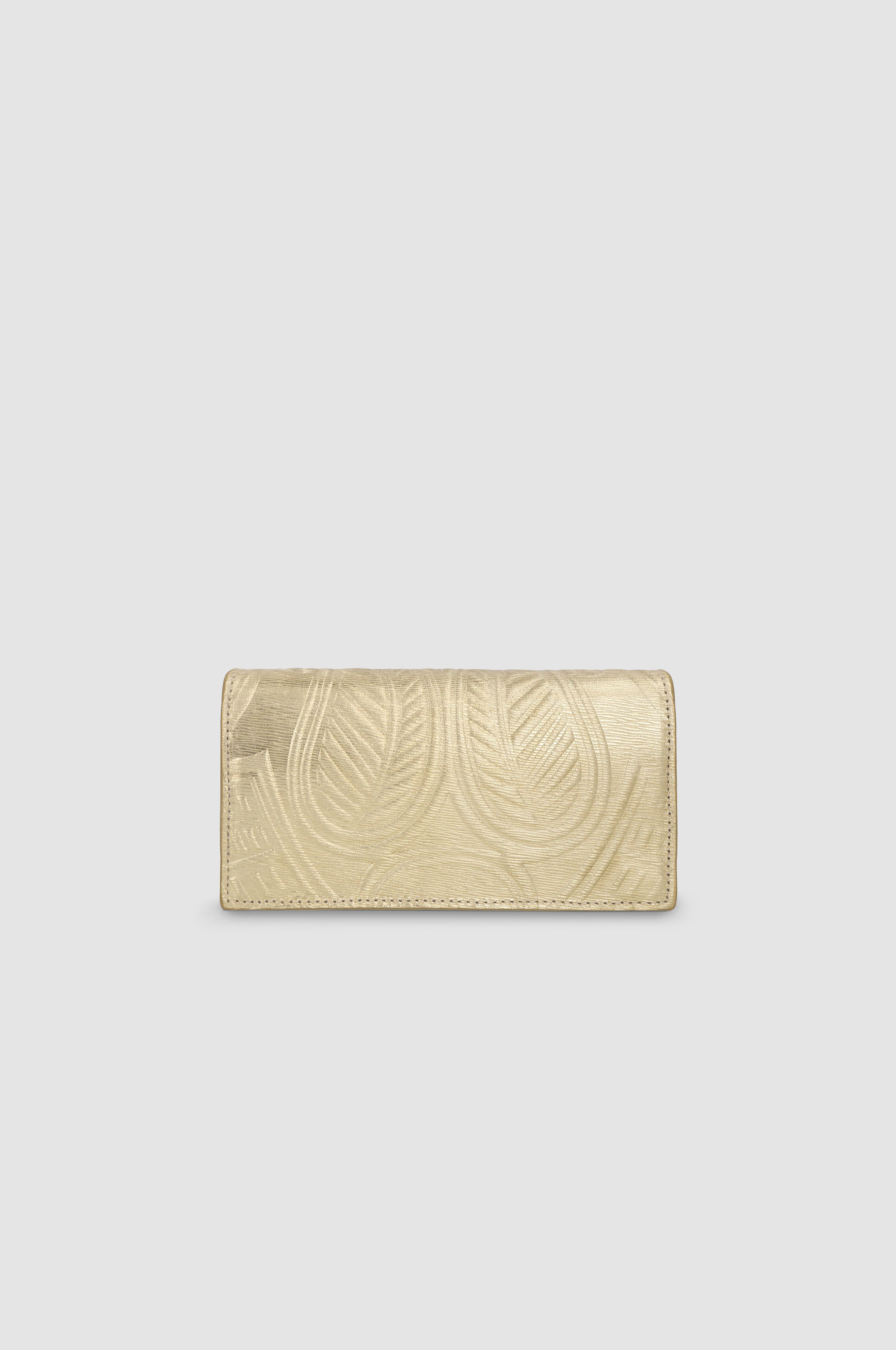 Embossed Pochette with Lock