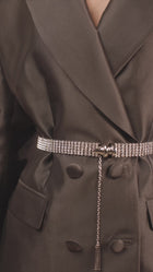 Okhtein Cupchain Belt - Silver - Designer Belt - Belts 2