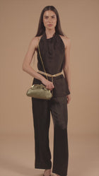 Okhtein Malleable Clutch - Metallic Olive - Designer Clutch - Clutch Bags 3