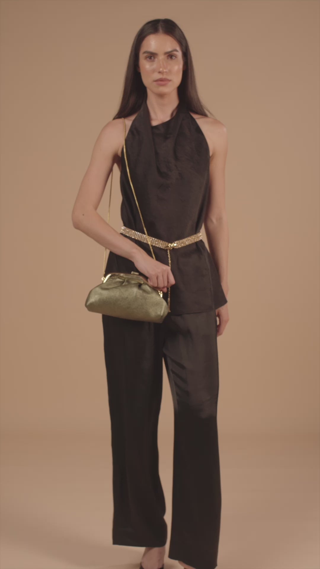 Okhtein Malleable Clutch - Metallic Olive - Designer Clutch - Clutch Bags 3