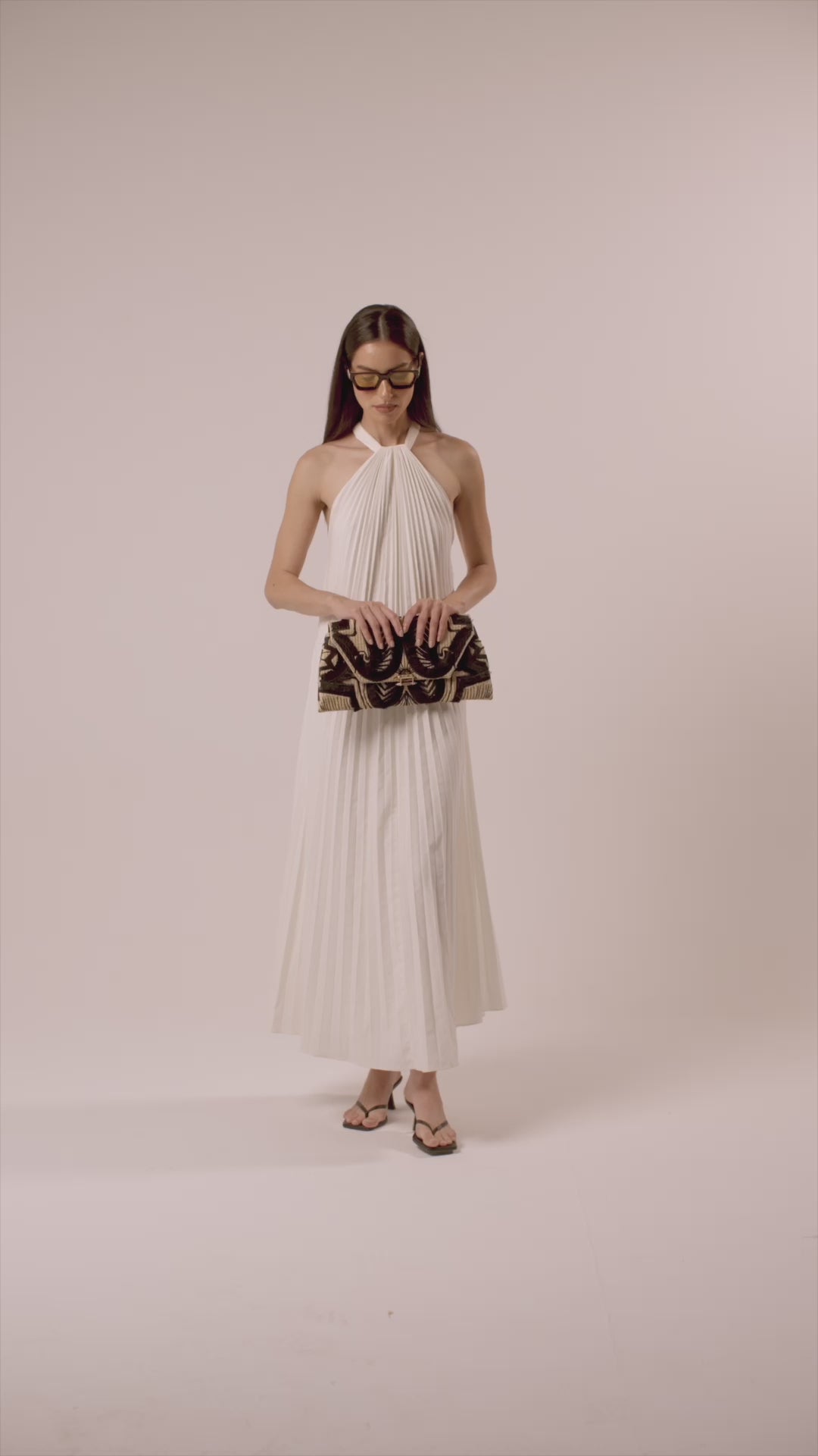 Okhtein Fatima Embroidered Clutch - Black - Designer Clutch - Clutch Bags 2