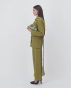 Okhtein Malleable Clutch - Metallic Olive - Designer Clutch - Clutch Bags 5