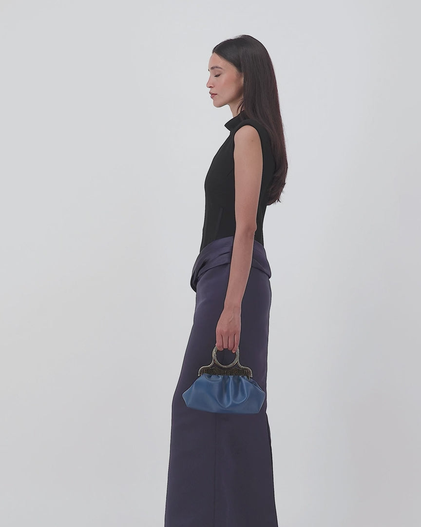 Okhtein Bangle Clutch - Petrolio - Designer Clutch - Clutch Bags 3