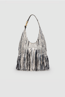 Okhtein Mini Shali - Black & Ivory - Designer Handbag