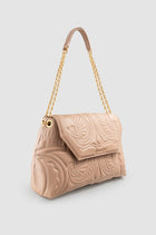 Okhtein Lotus Shoulder Bag - Cipria - Designer Shoulder Bag - Shoulder Bags 3