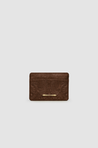Okhtein Embossed Cardholder - Brown Gel - Designer Cardholder - Card Cases 1