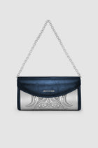 Okhtein Wallet On Brass - Metallic Ocean Blue - Designer Wallet - Wallets 1