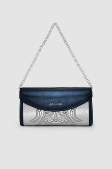 Okhtein Wallet On Brass - Metallic Ocean Blue - Designer Wallet - Wallets 1