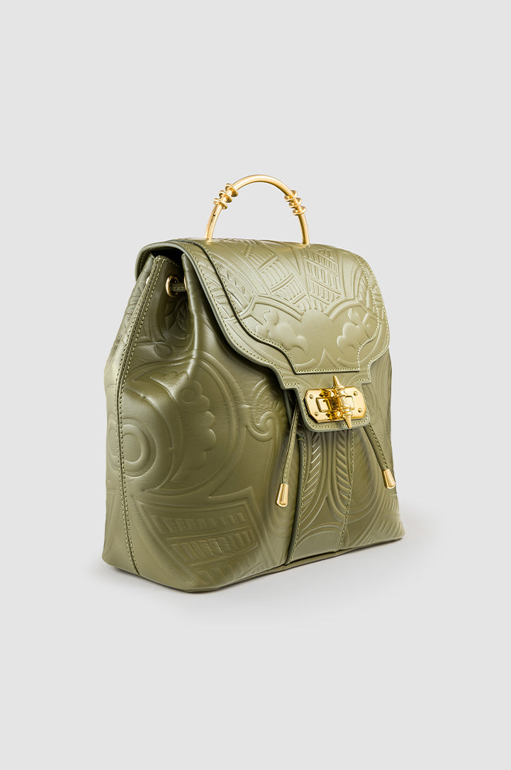 Akima Embossed Backpack