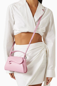 Okhtein Mini Yasmine Bag - Pink - Designer Mini Handbag - Handbags 7