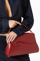 Okhtein Yasmine Bag - Red - Designer Tote Bag - Handbags 4