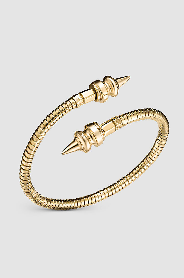 Okhtein Gold Cone - 18k Gold - Designer Bangle - Bracelets 1