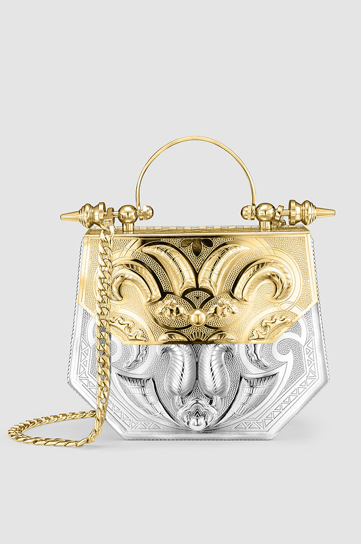 Okhtein Use Bags Palmette Hexagon Minaudière