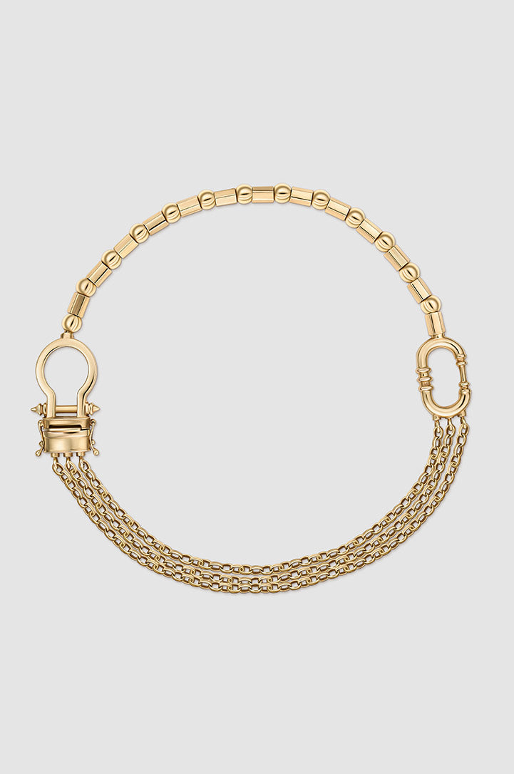 Okhtein Bond Necklace - 18k Gold - Designer Necklace - Necklaces 1