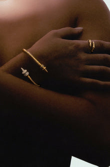 Okhtein Gold Cone - 18k Gold - Designer Bangle - Bracelets 3