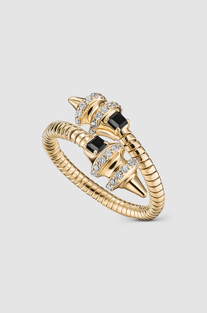 Swirly Snake Rod Ring