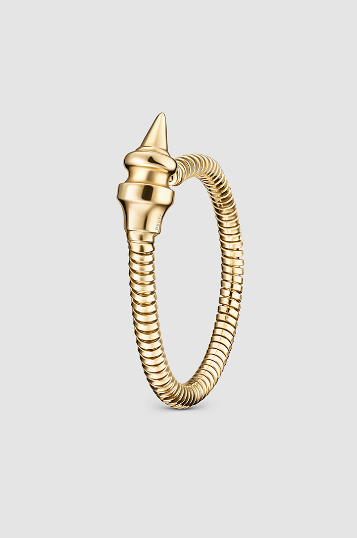 Okhtein Swrily Snake Rod Earring - 18k Gold - Designer Earring - Earrings 1