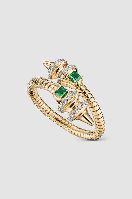 Swirly Snake Rod Ring
